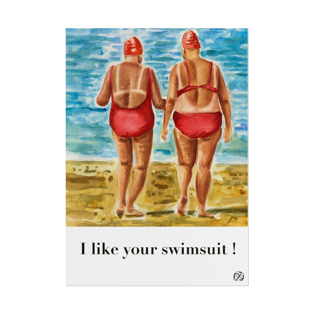 "I Like Your Swimsuit!" poster