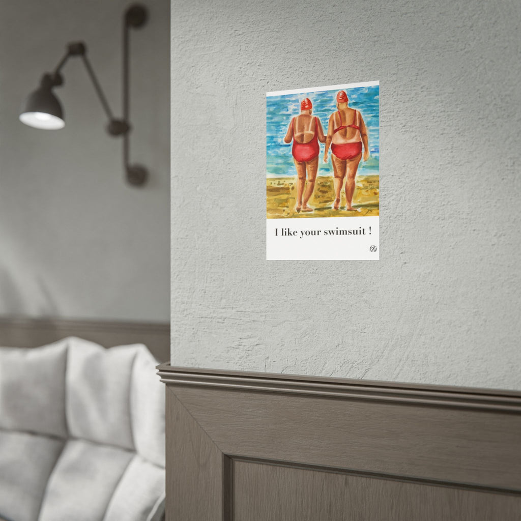 "I Like Your Swimsuit!" poster