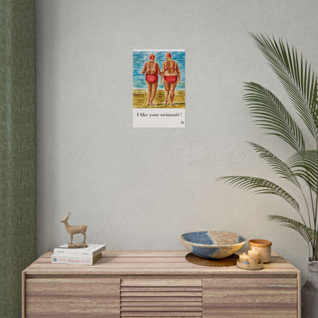 "I Like Your Swimsuit!" poster