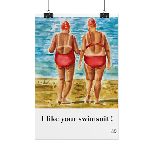 "I Like Your Swimsuit!" poster