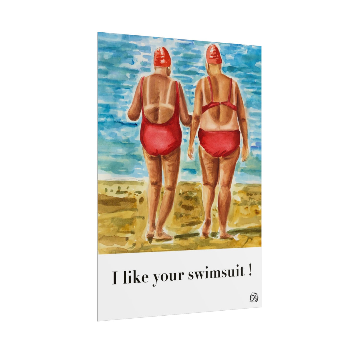 "I Like Your Swimsuit!" poster