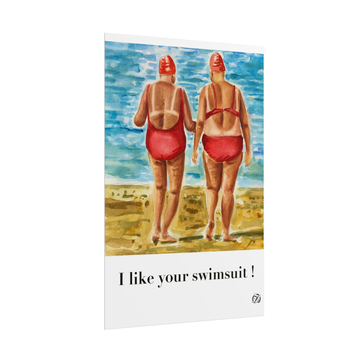 "I Like Your Swimsuit!" poster