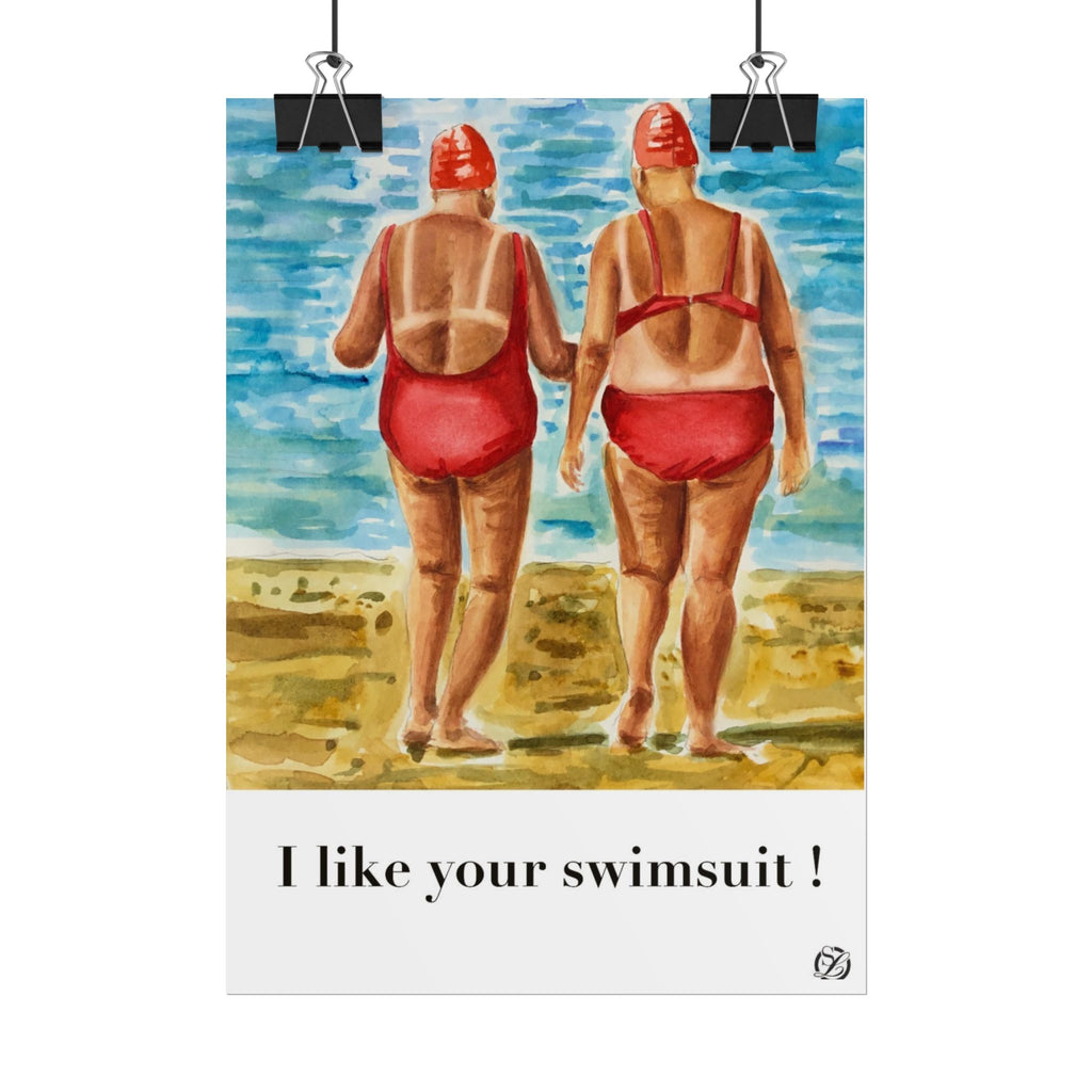 "I Like Your Swimsuit!" poster