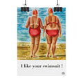"I Like Your Swimsuit!" poster