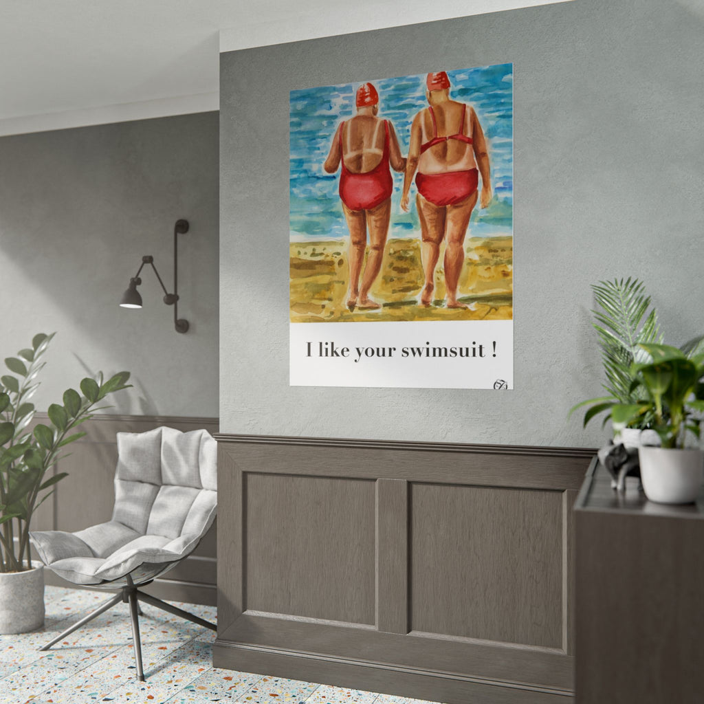 "I Like Your Swimsuit!" poster