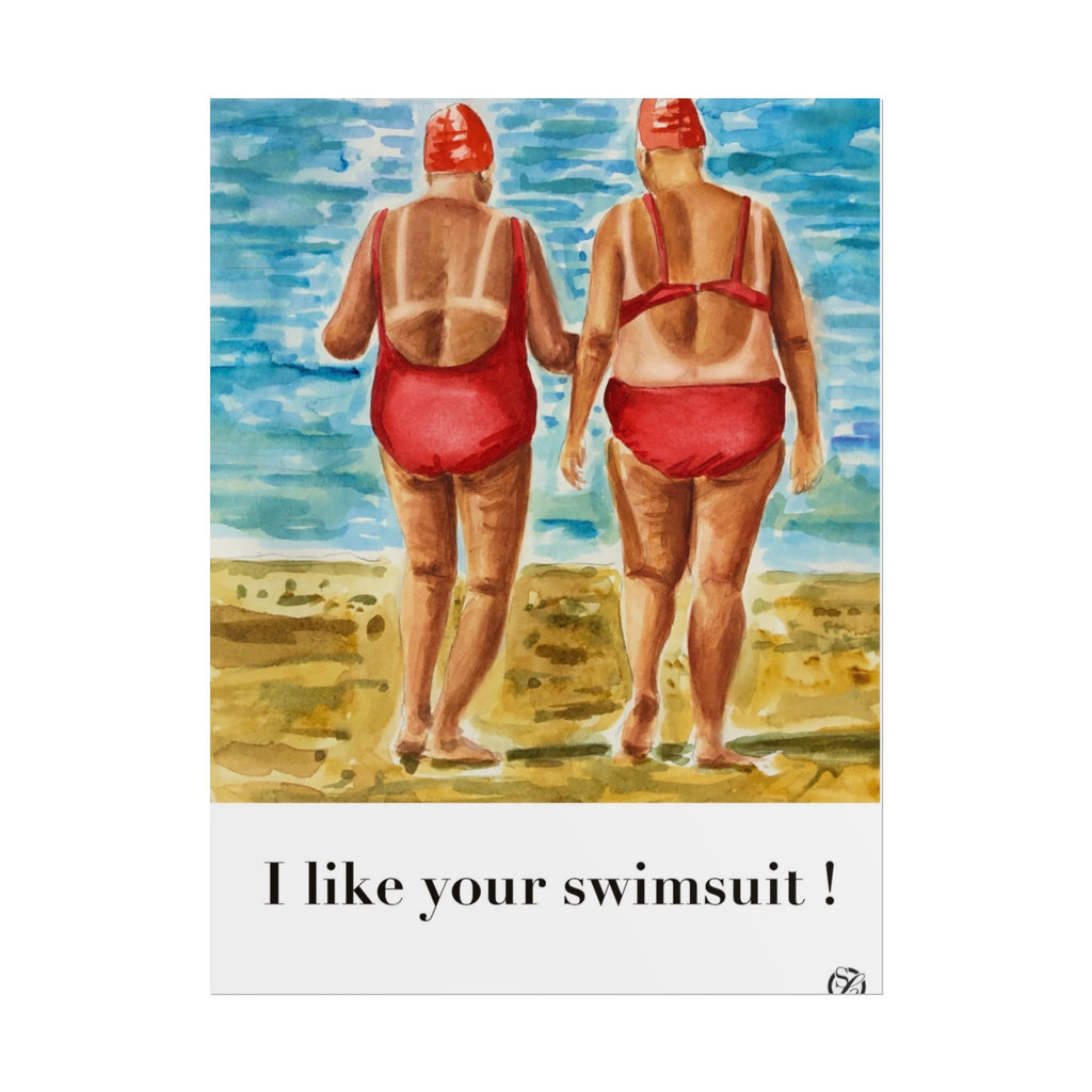"I Like Your Swimsuit!" poster