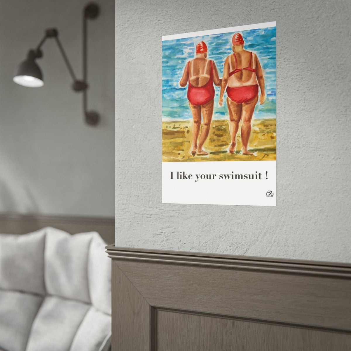 "I Like Your Swimsuit!" poster