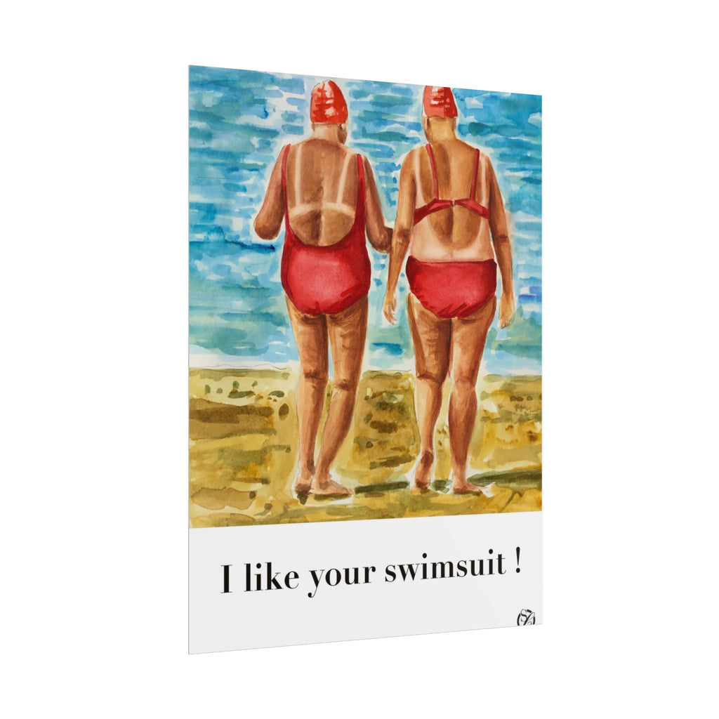 "I Like Your Swimsuit!" poster