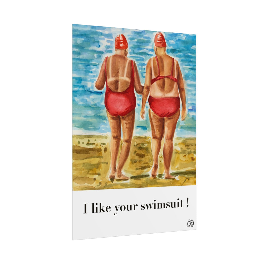 "I Like Your Swimsuit!" poster